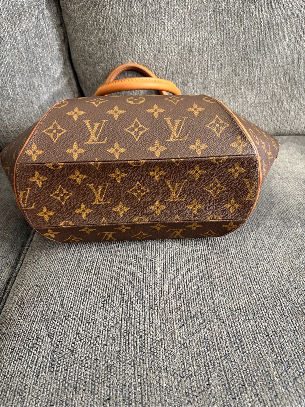 Louis Vuitton Monogram Ellipse MM Brown/Tan Top-Handle Satchel - Picture 8 of 12